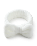 Pure white bow headband