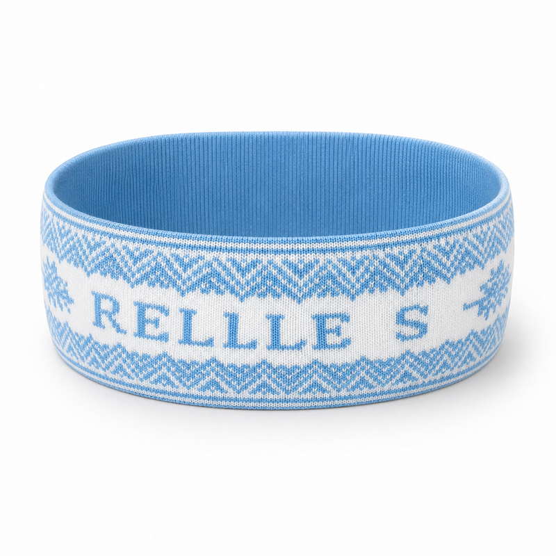 Premium Jacquard Knit Sports Headband for Running & Yoga