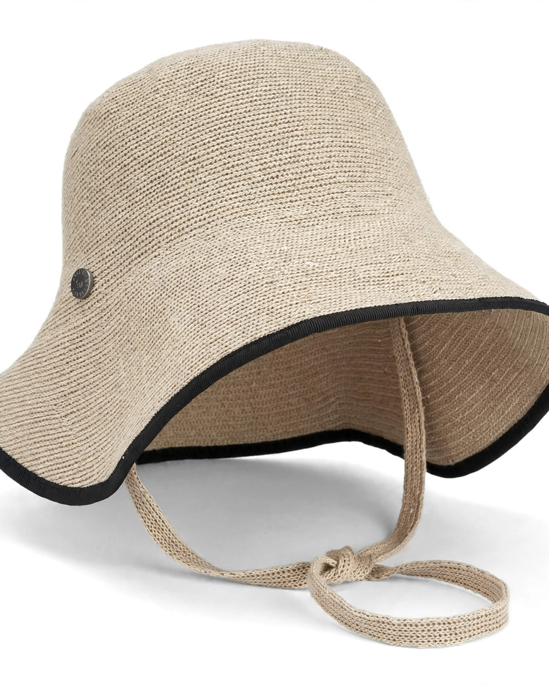 Wide Brim Foldable Bucket Hat with Chin Strap