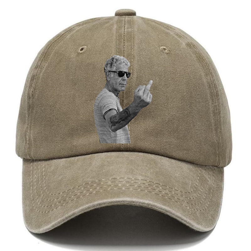 Anthony Bourdain Middle Finger Classic Cap