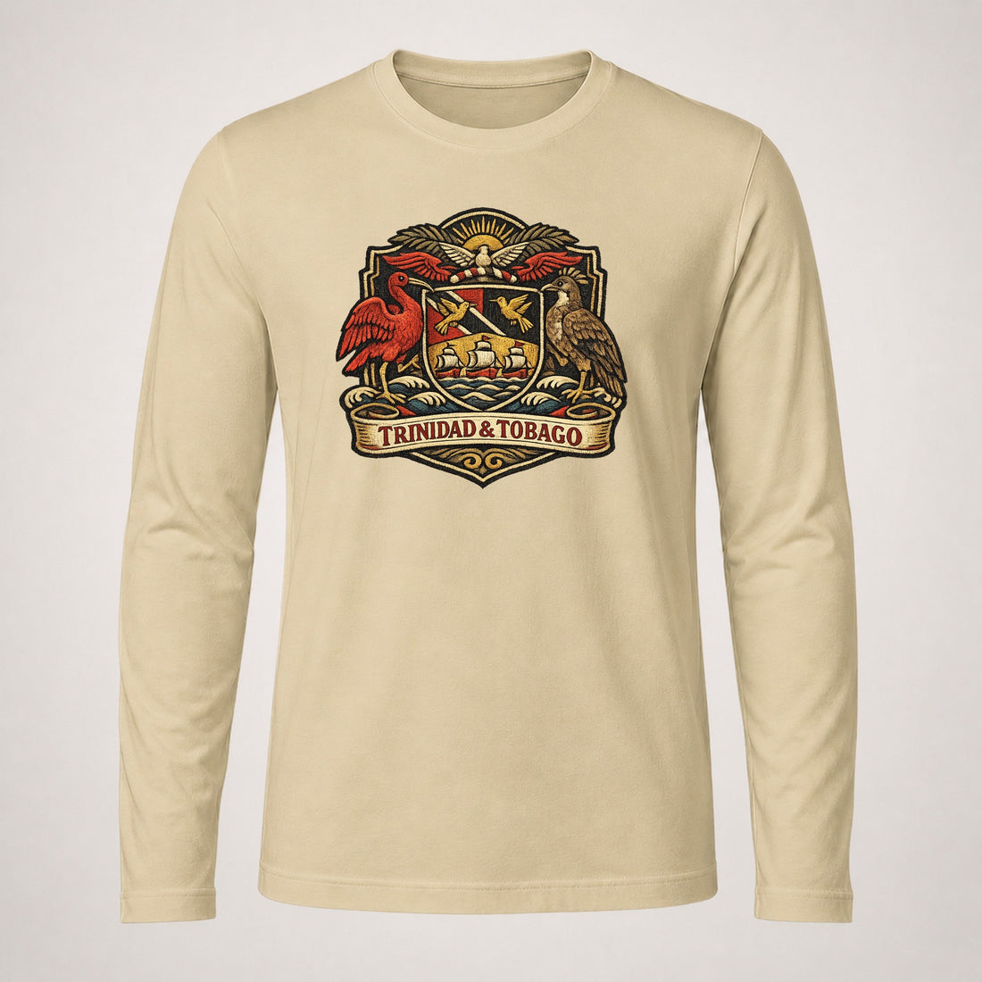 Trinidad & Tobago Heritage Emblem Long Sleeve T-Shirt