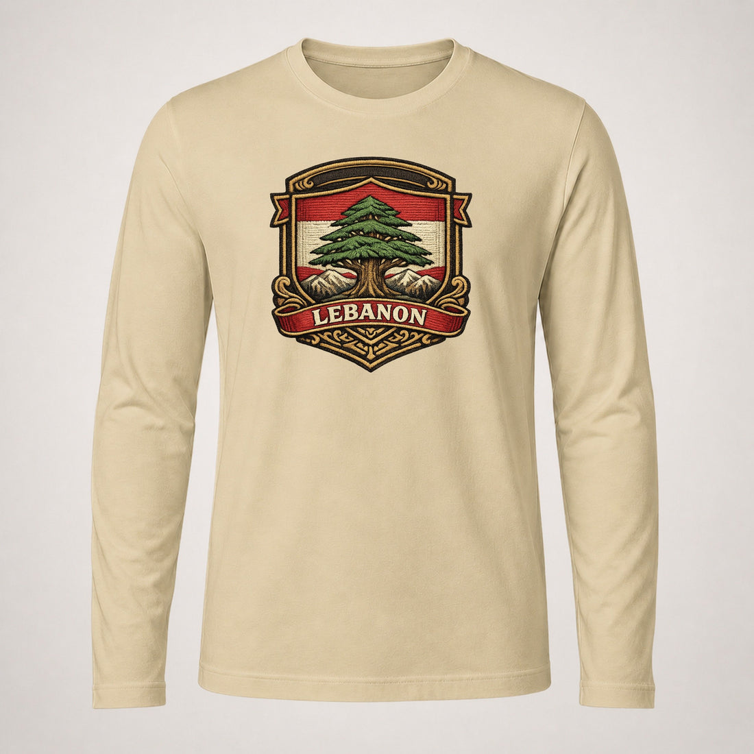 Lebanon Heritage Emblem Long Sleeve T-Shirt