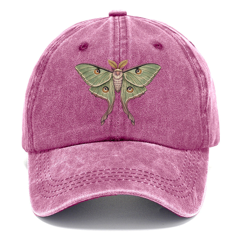 Luna Moth Spread Sage Mauve Cream Classic Cap