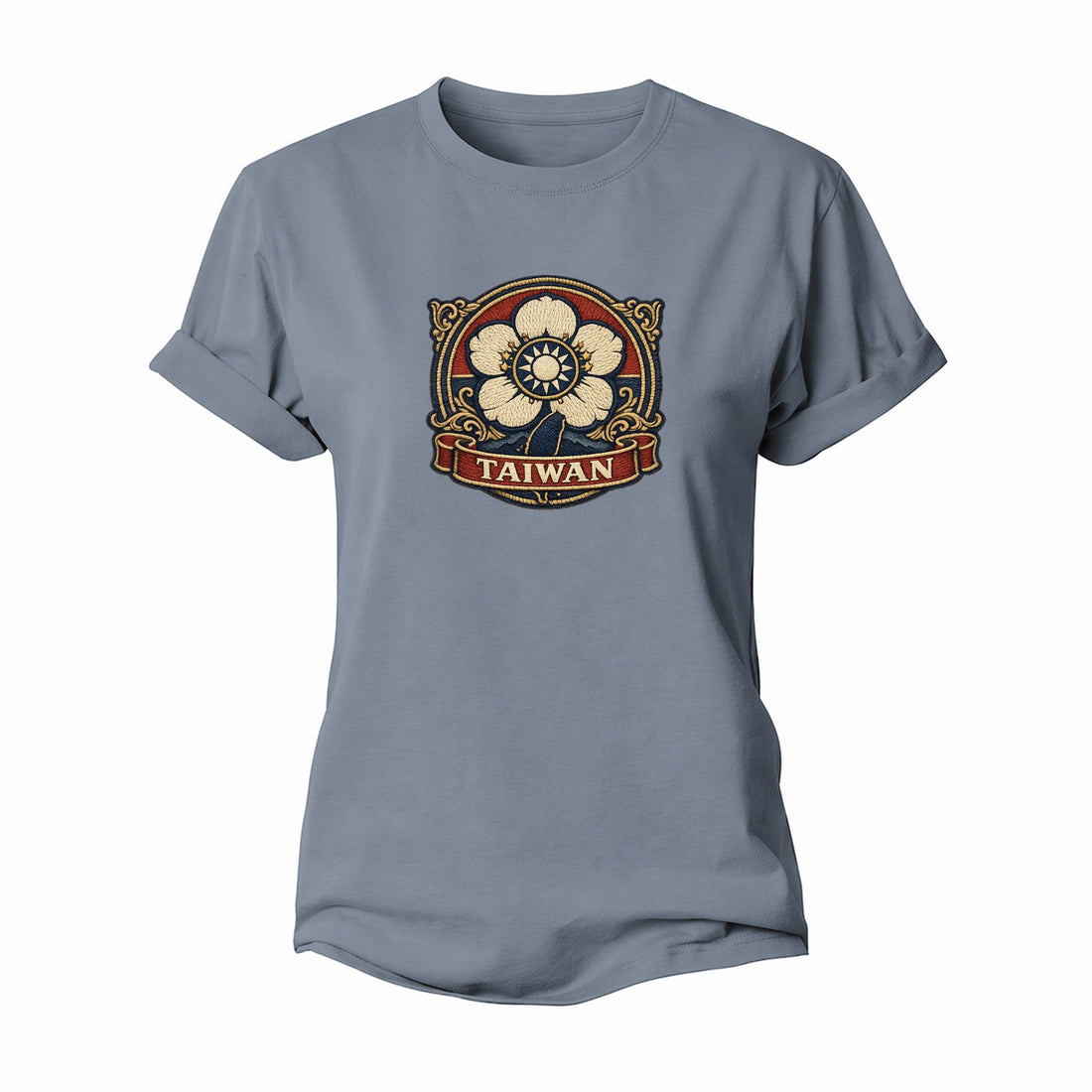 Taiwan Heritage Emblem Women's Cotton T-Shirt