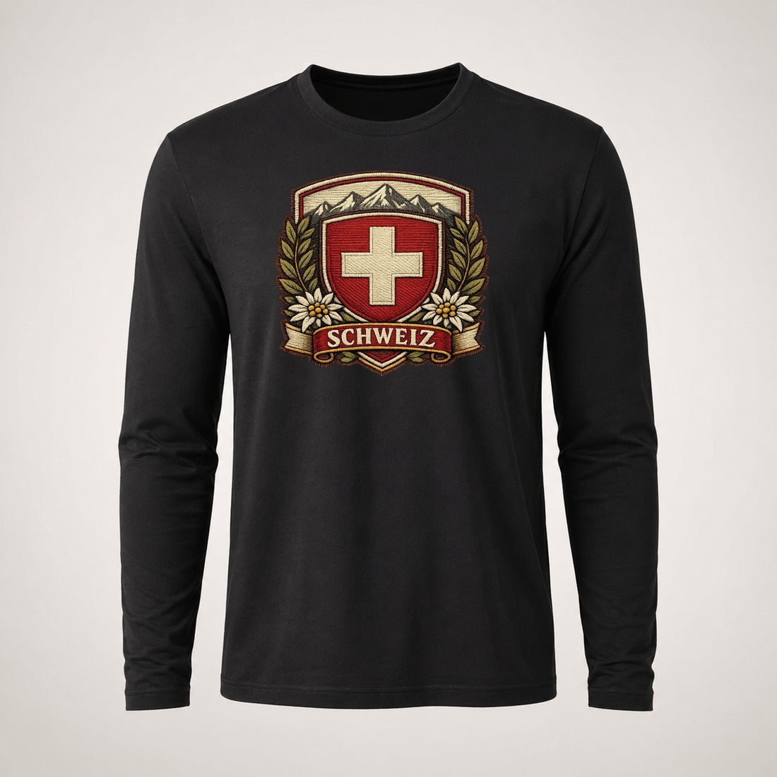 Switzerland Heritage Emblem Long Sleeve T-Shirt