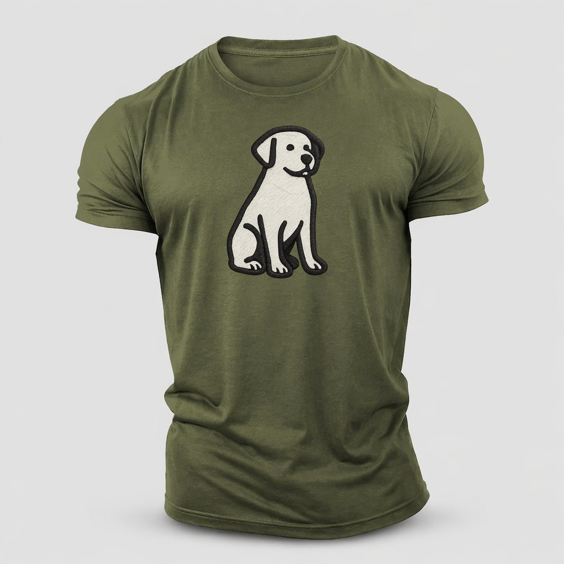 Black Labrador Retriever Loyal Companion Cotton T-Shirt