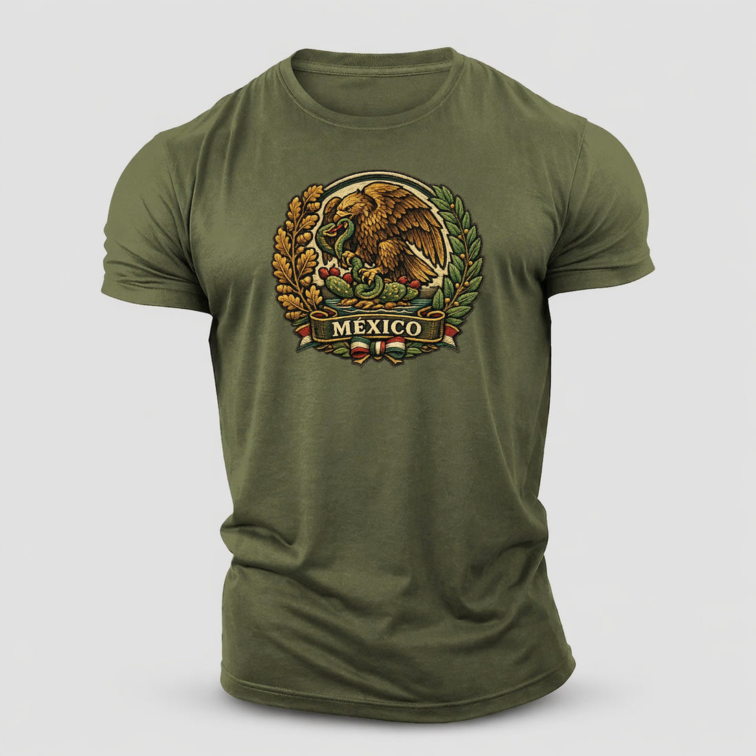 Mexico Heritage Emblem Cotton T-Shirt