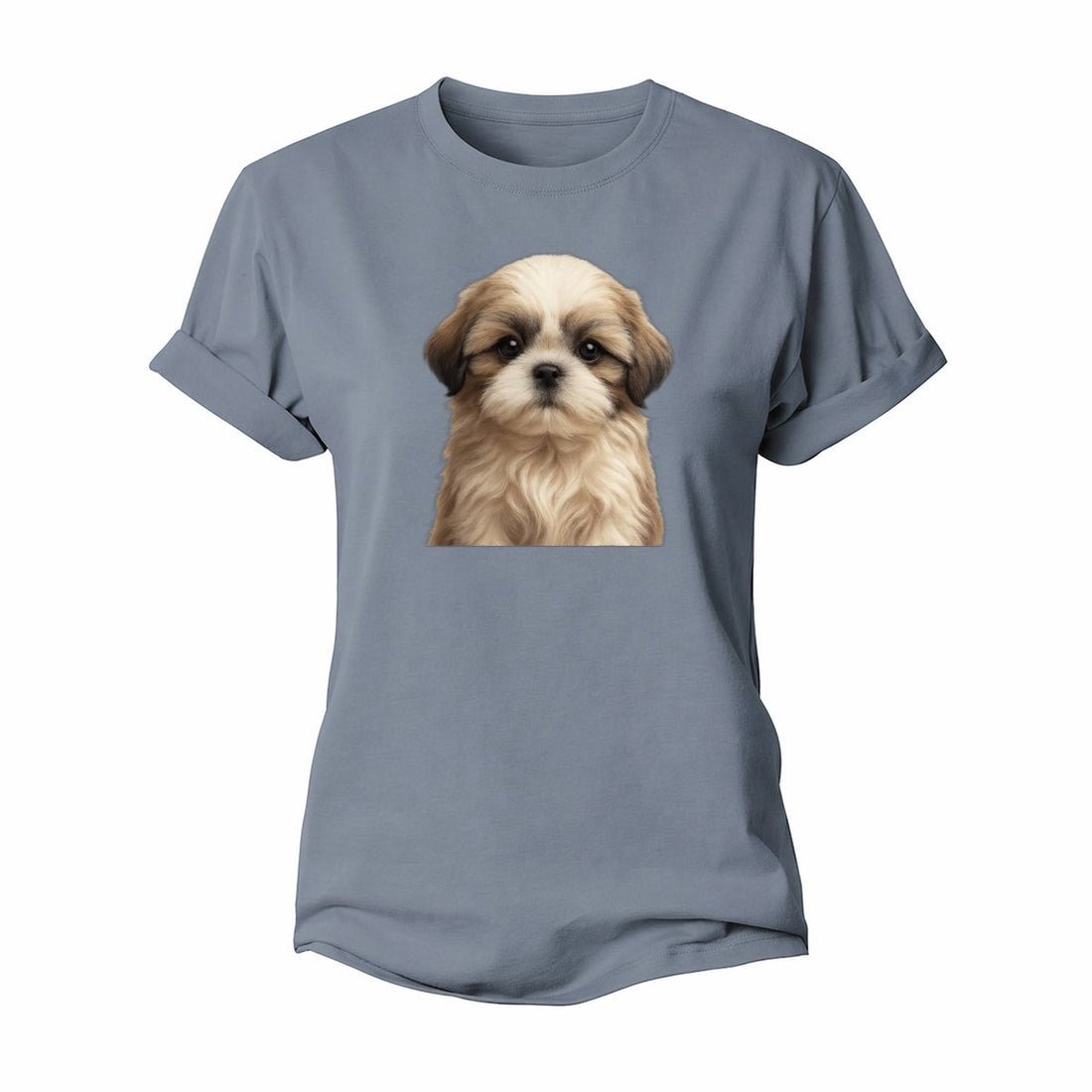 Baby Shih Tzu Puppy Women's Cotton T-Shirt