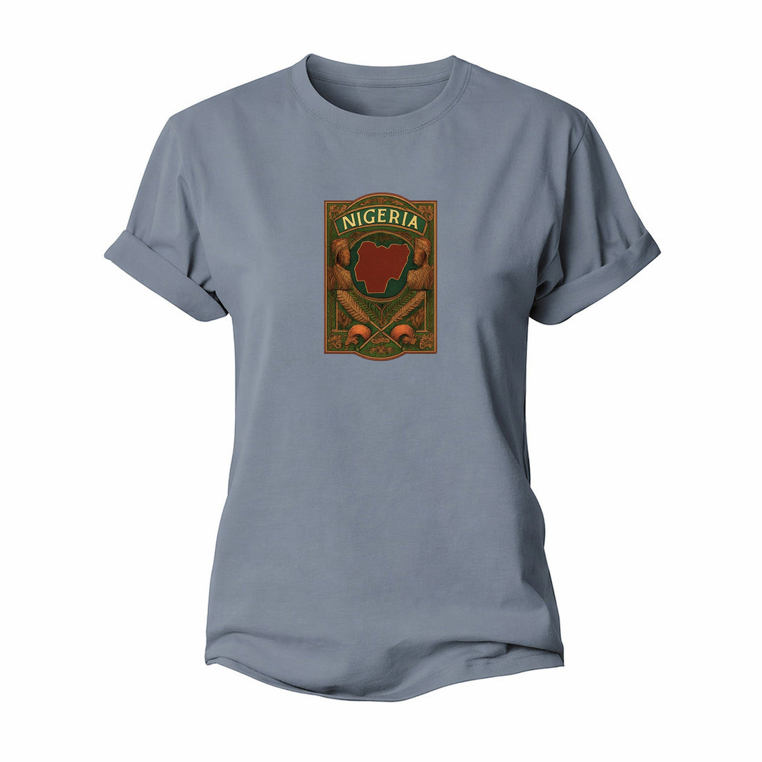 Nigeria Map Women's Cotton T-Shirt