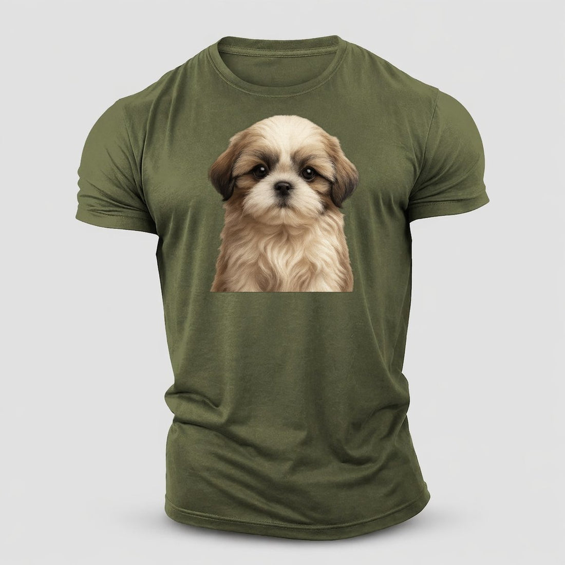 Baby Shih Tzu Puppy Cotton T-Shirt