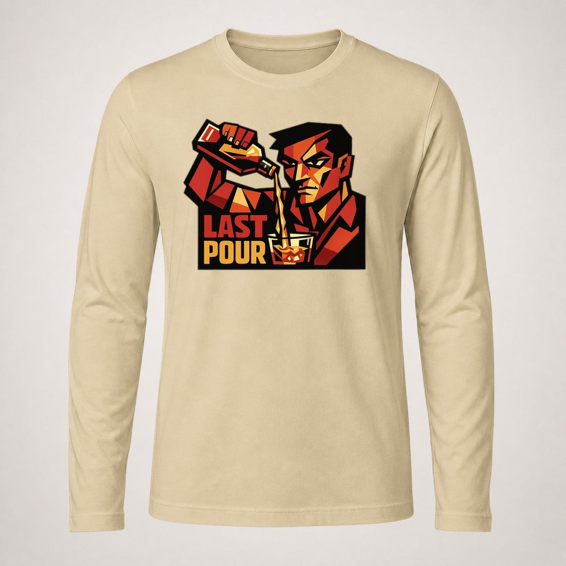 Last Pour of the Evening Long Sleeve T Shirt