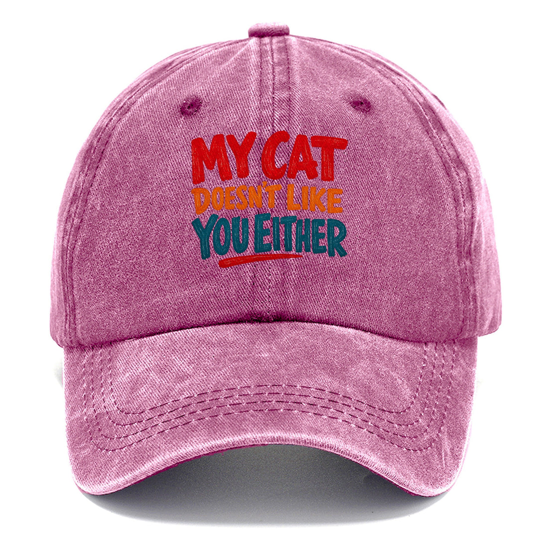 My Cat Doesn't Like You Either Classic Cap