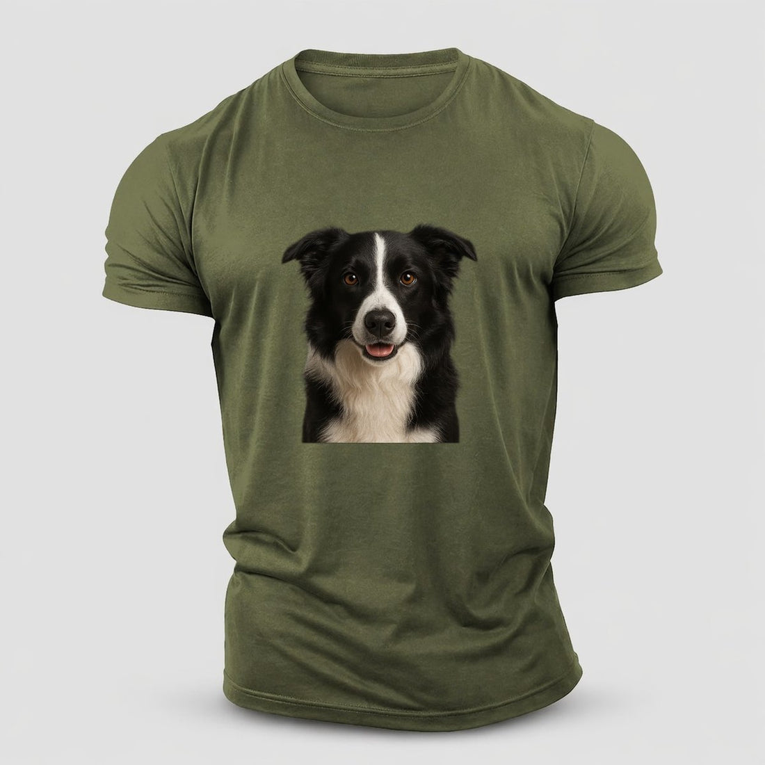 Border Collie Intelligent Companion Cotton T-Shirt