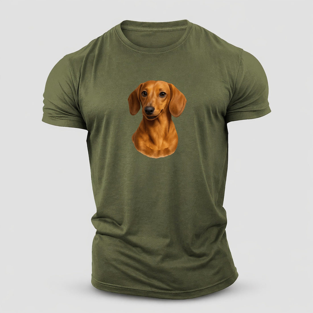 Dachshund Brave Little Warrior Cotton T-Shirt