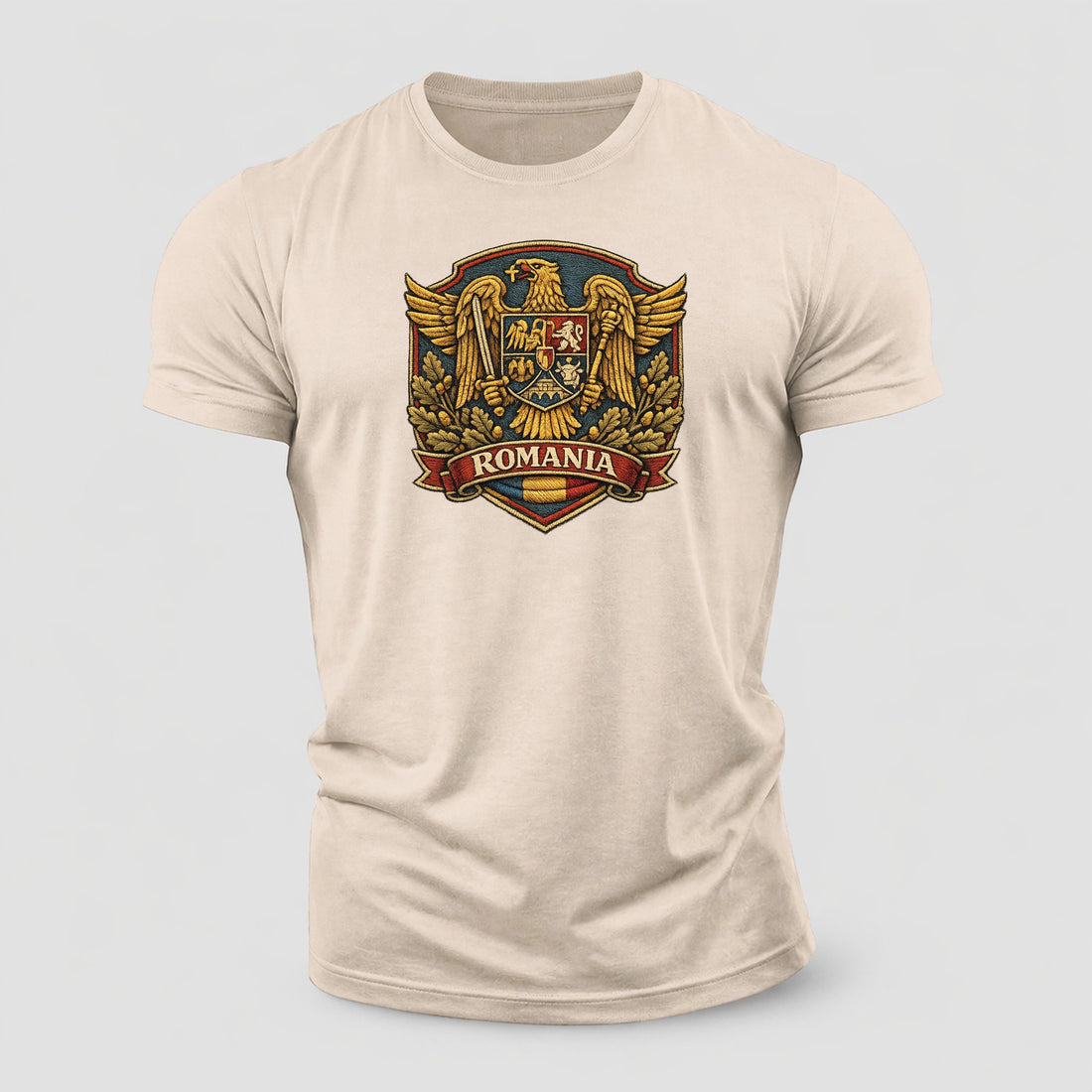 Romania Heritage Emblem Cotton T-Shirt