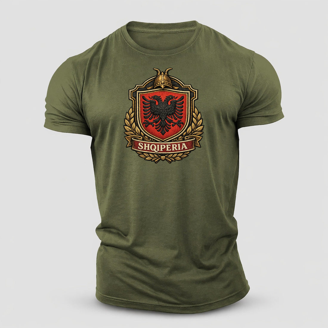 Albania Heritage Emblem Cotton T-Shirt