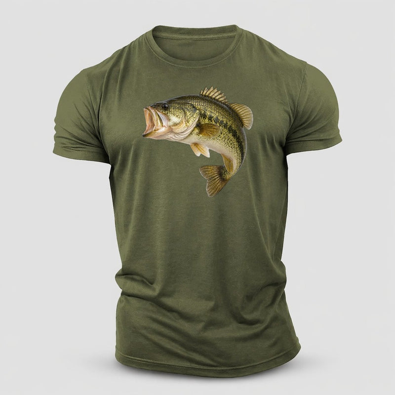Largemouth Bass Cotton T-Shirt
