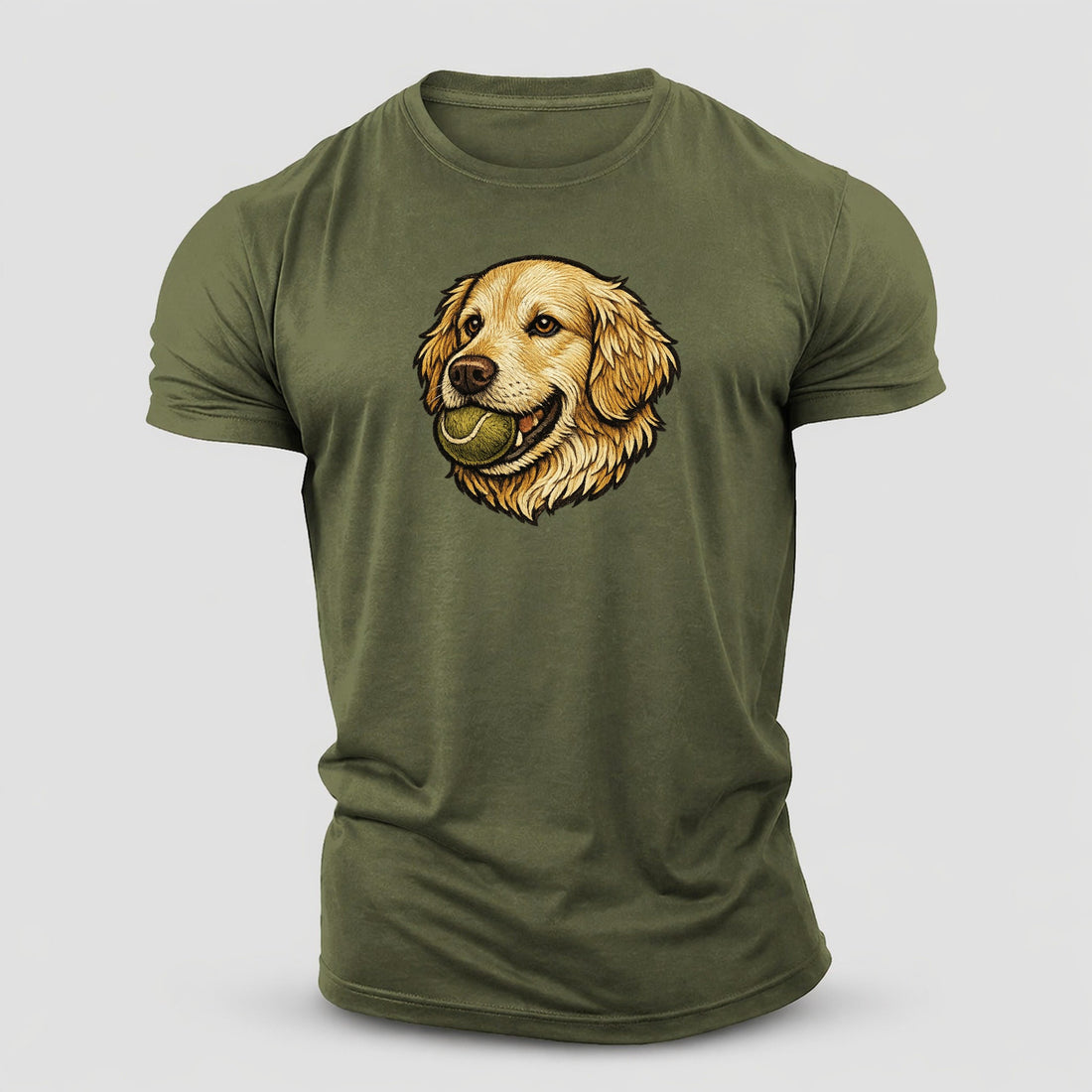 Golden Retriever Cotton T-Shirt