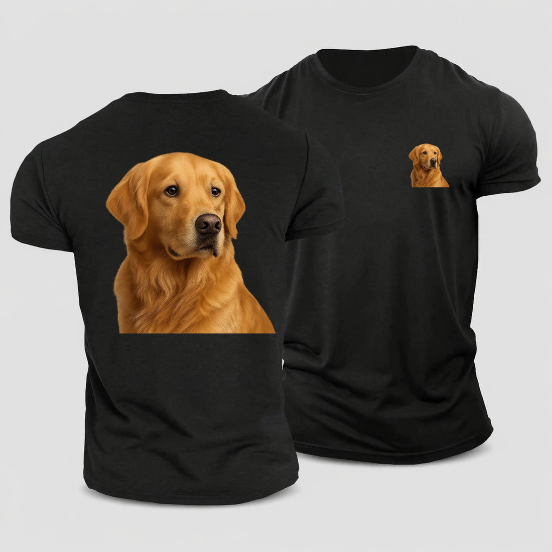 Golden Retriever Loyal Companion Cotton T-Shirt