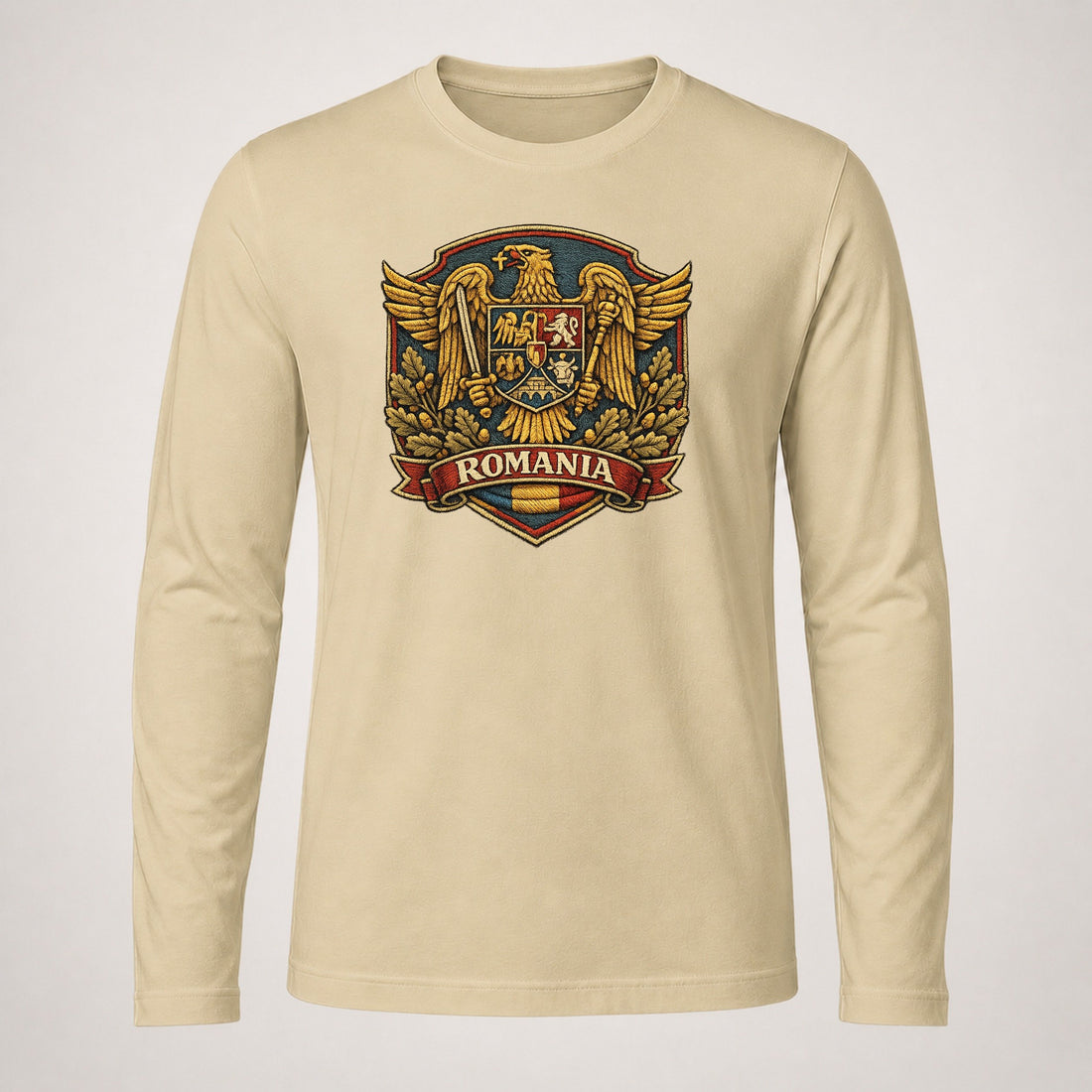 Romania Heritage Emblem Long Sleeve T-Shirt