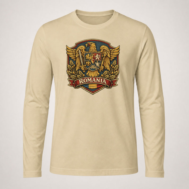 Romania Heritage Emblem Long Sleeve T-Shirt