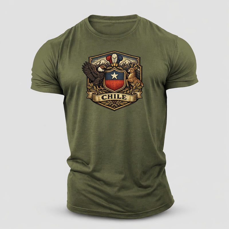 Chile Heritage Emblem Cotton T-Shirt