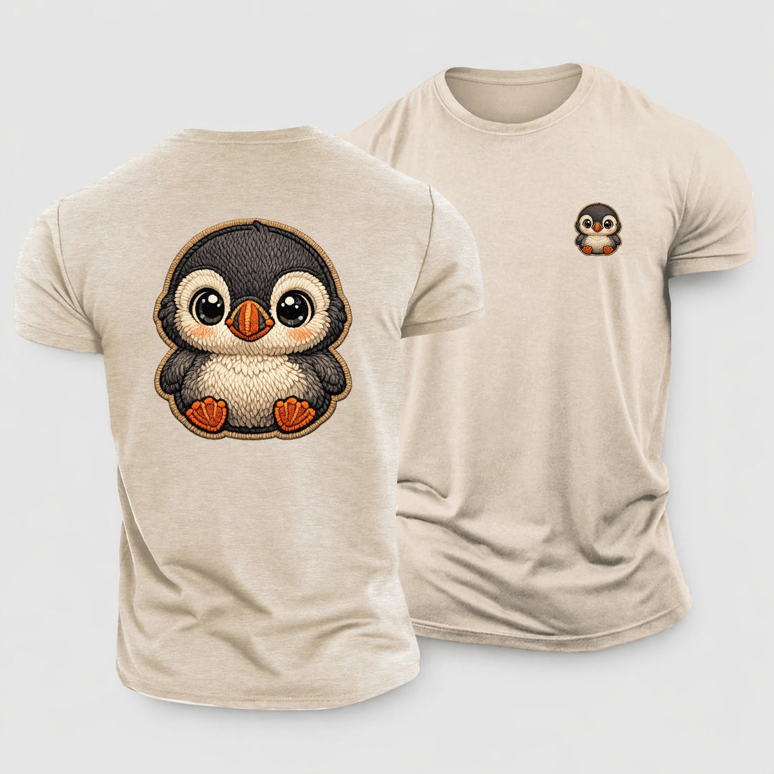 Baby Puffin Chick Cotton T-Shirt