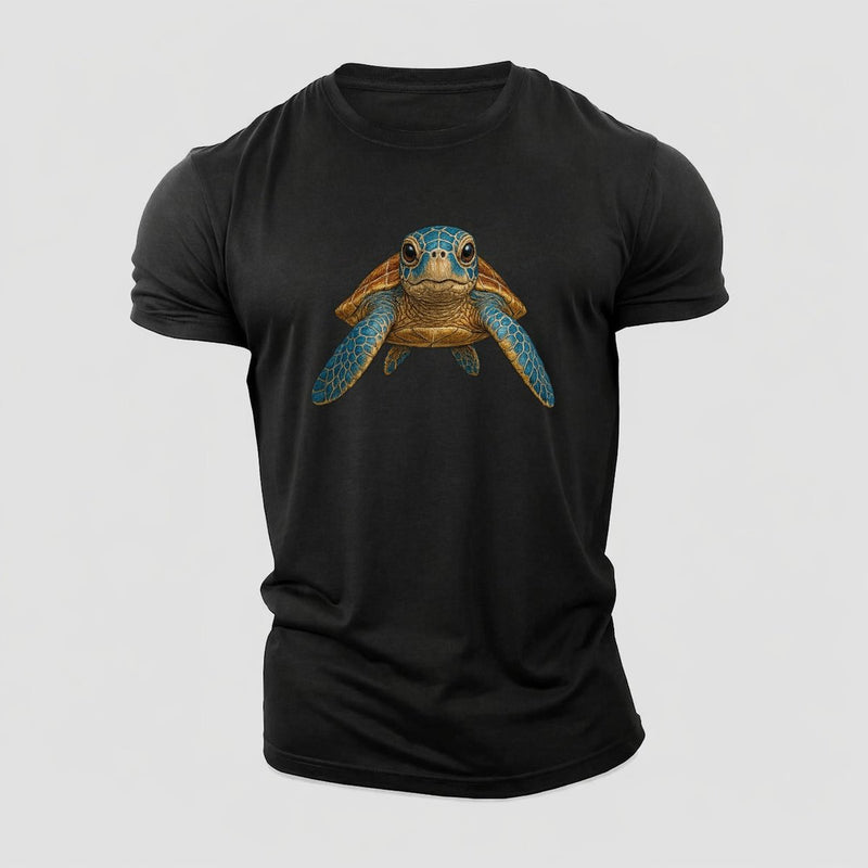 Sea Turtle Serenity Cotton T-Shirt