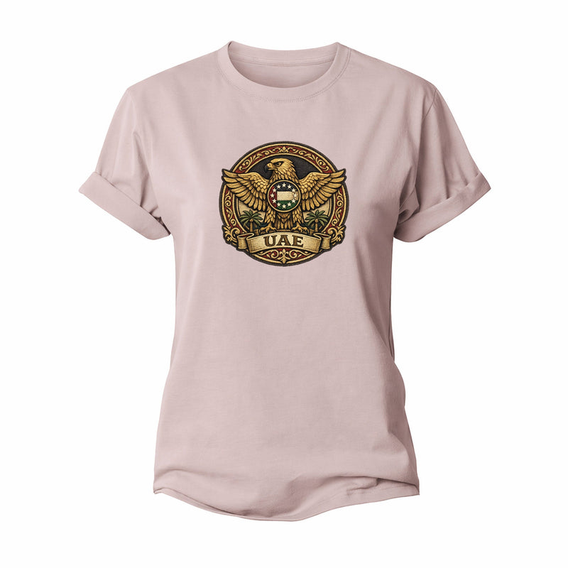 United Arab Emirates Heritage Emblem Women's Cotton T-Shirt