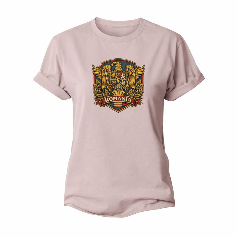 Romania Heritage Emblem Women's Cotton T-Shirt