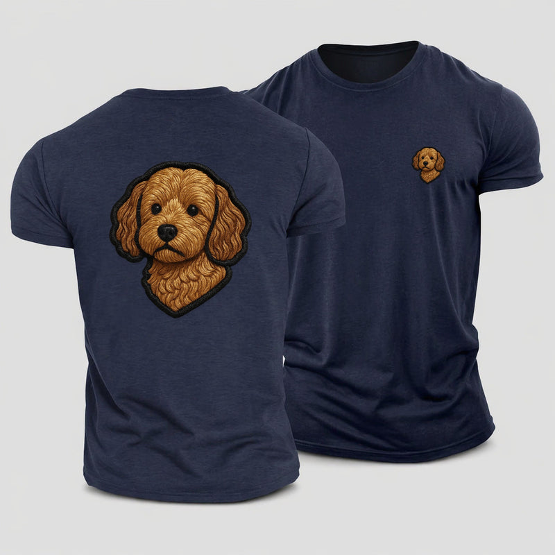 Cavapoo Modern Logo Cotton T-Shirt