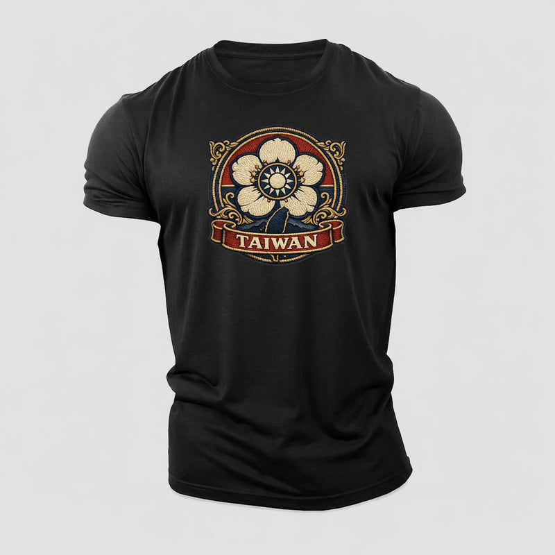 Taiwan Heritage Emblem Cotton T-Shirt