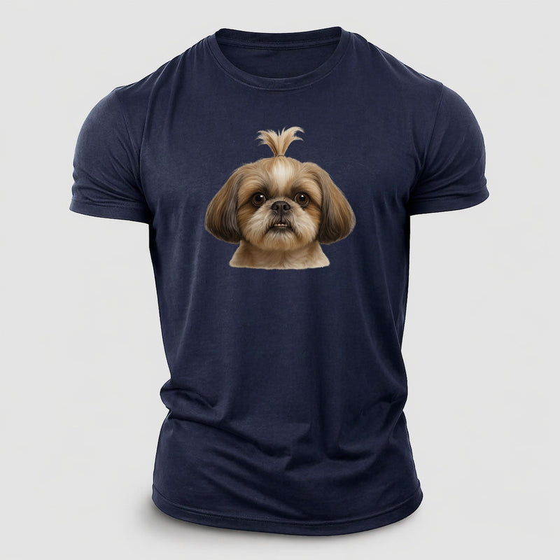 Shih Tzu Underbite Cotton T-Shirt
