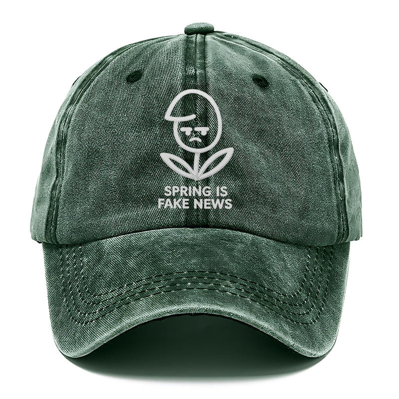 Spring Is Fake News Classic Cap