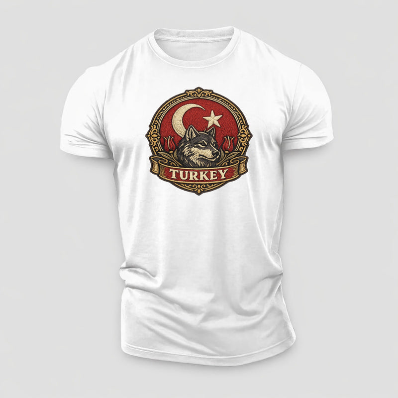 Turkey Heritage Emblem Cotton T-Shirt