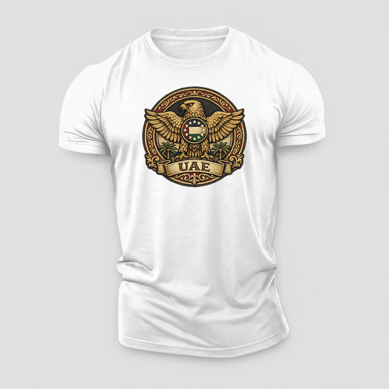 United Arab Emirates Heritage Emblem Cotton T-Shirt