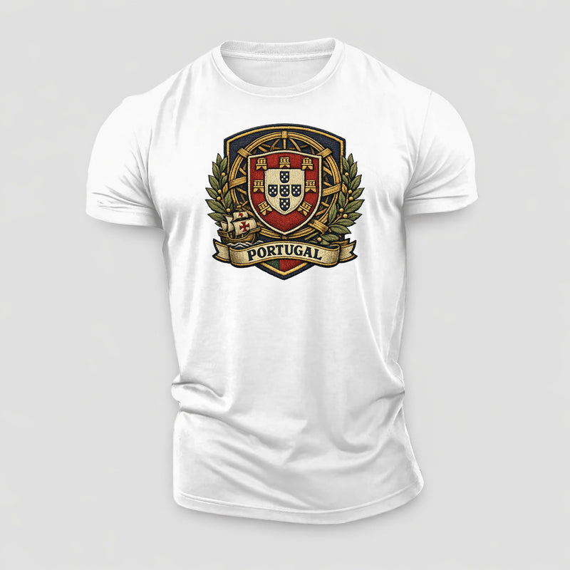 Portugal Heritage Emblem Cotton T-Shirt