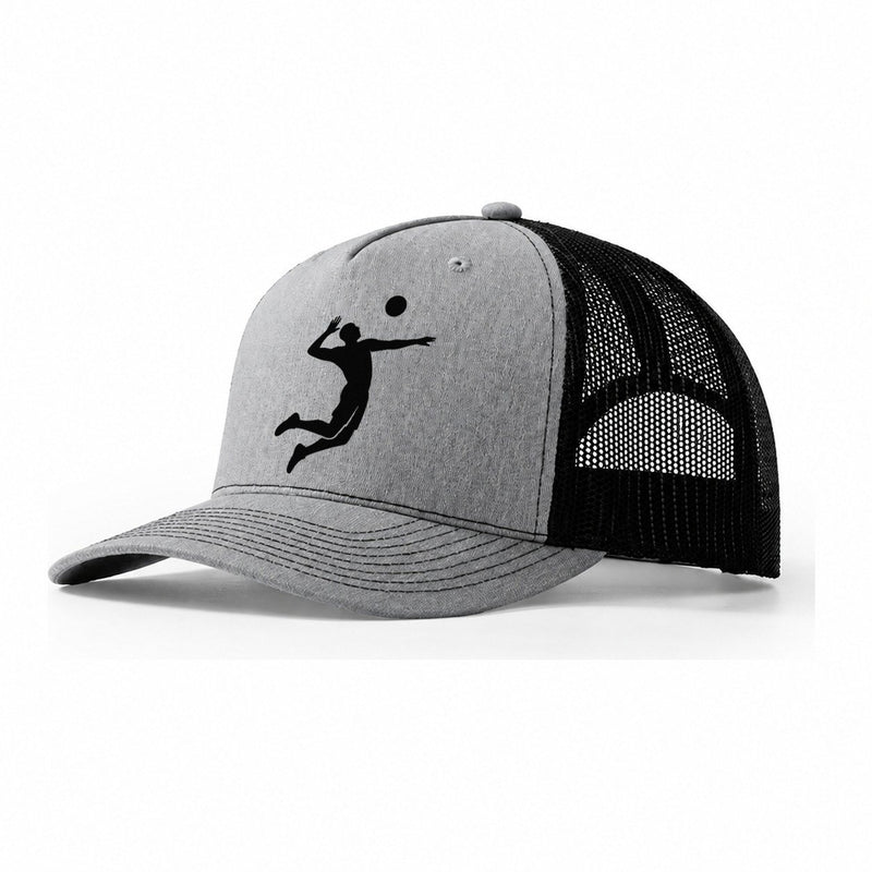 Volleyball Player Spiking Ball Trucker Hat