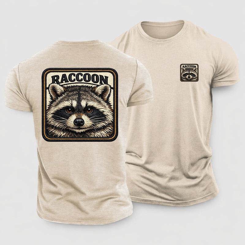 Raccoon Cotton T-Shirt