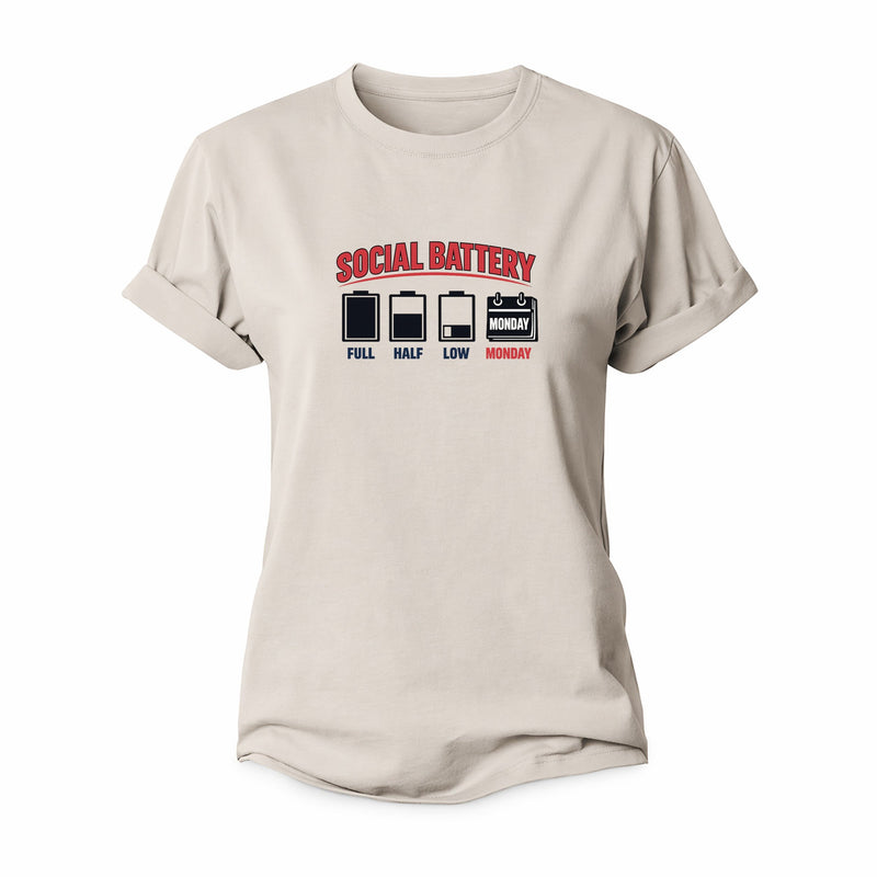 Social Battery Women's Cotton T-Shirt