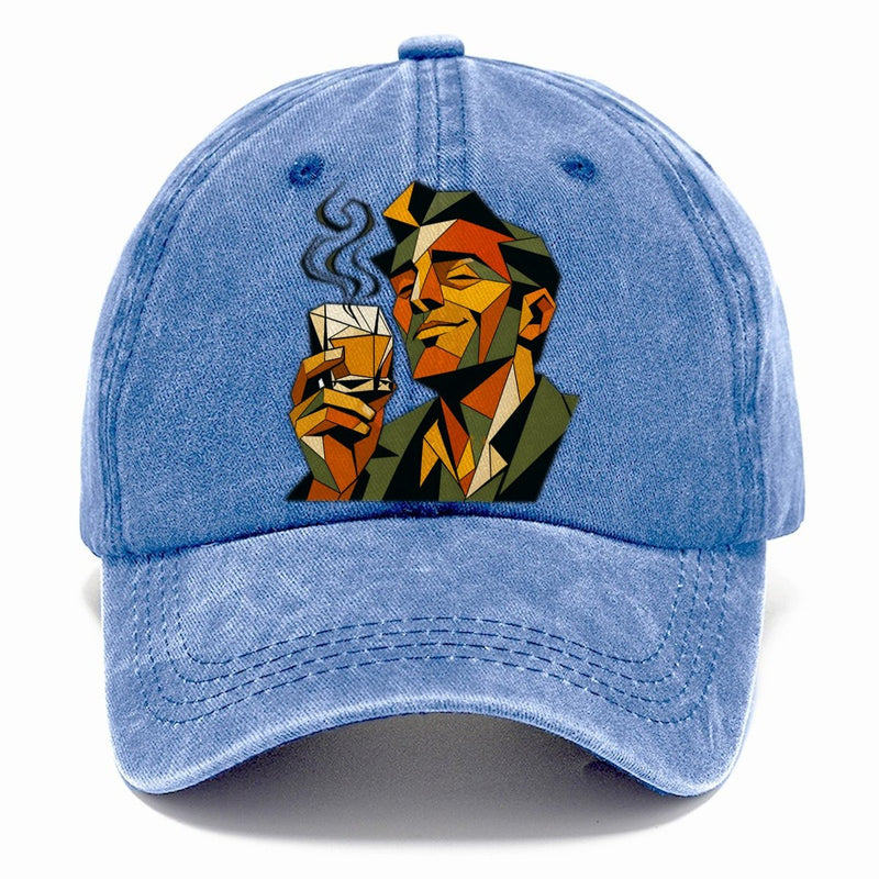 Cubist Whiskey Portrait Classic Cap
