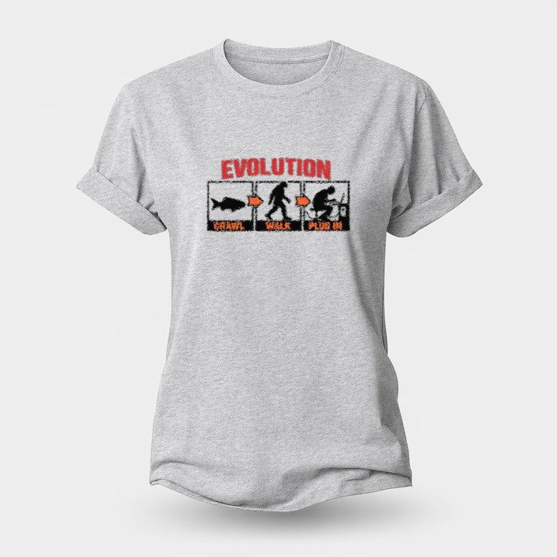 Evolution Women's Cotton T-Shirt