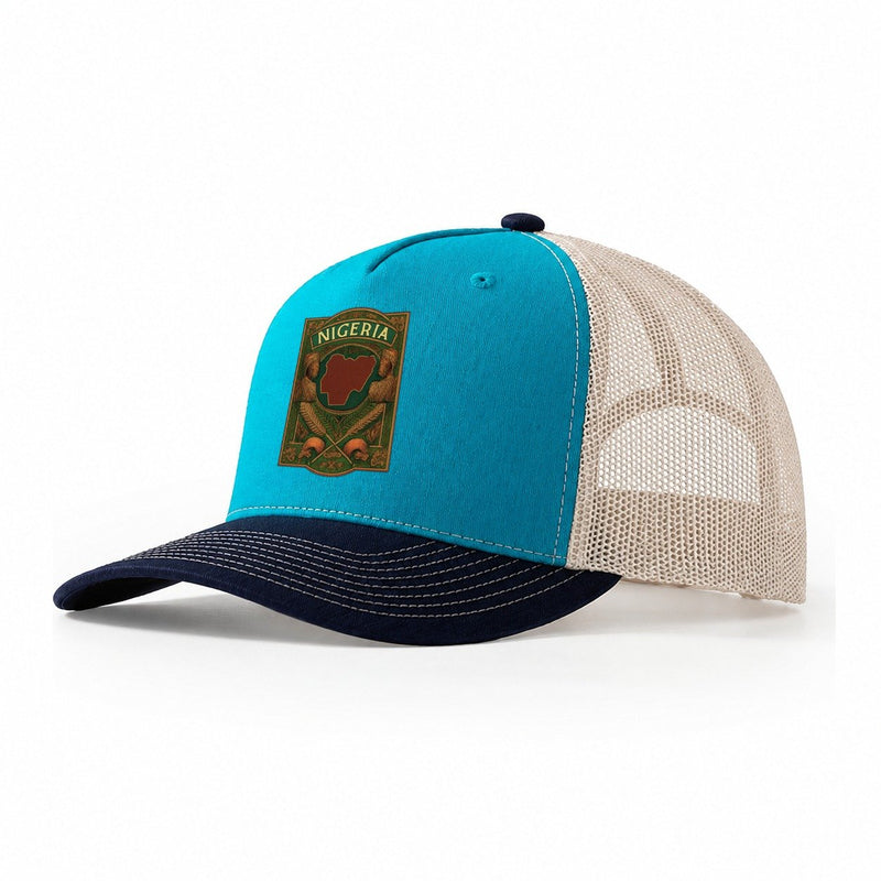 Nigeria Map Trucker Hat