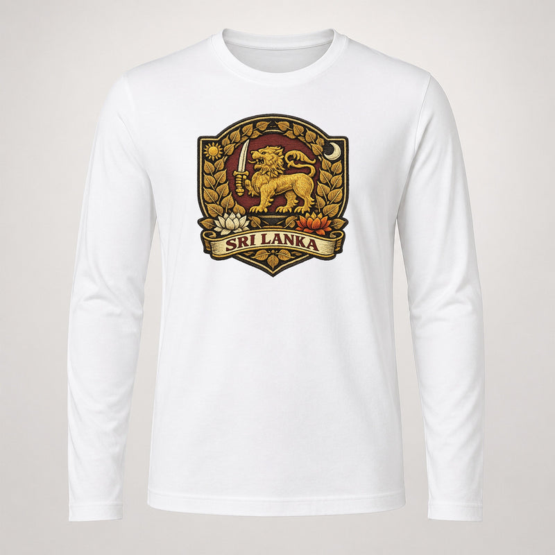 Sri Lanka Heritage Emblem Long Sleeve T-Shirt