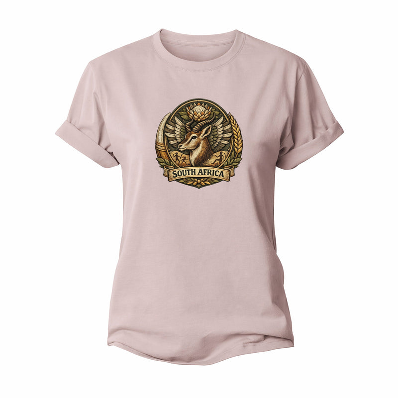 South Africa Heritage Emblem Women's Cotton T-Shirt
