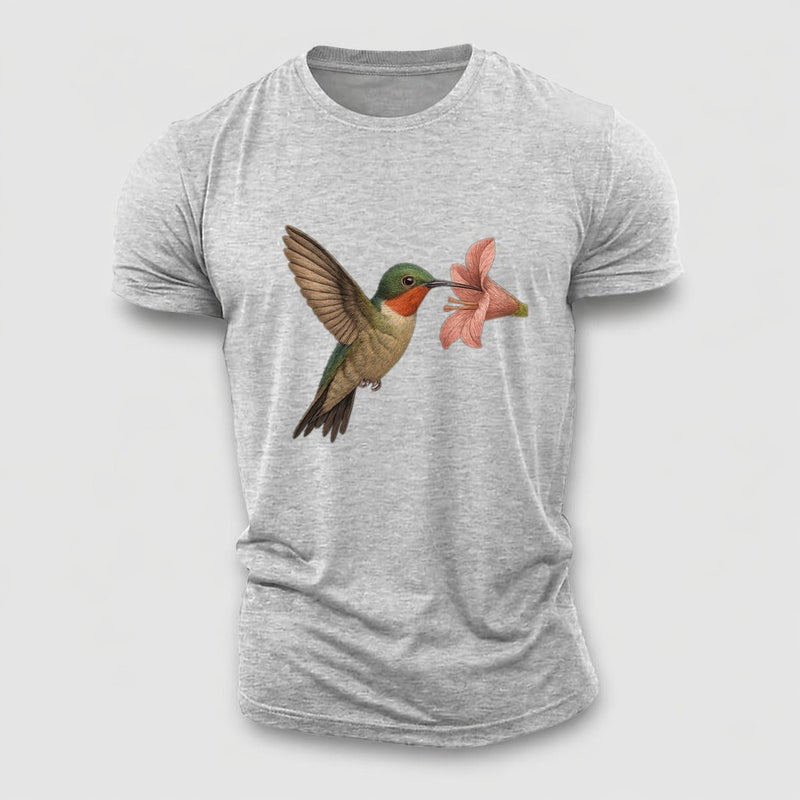 Hummingbird Haven Cotton T-Shirt