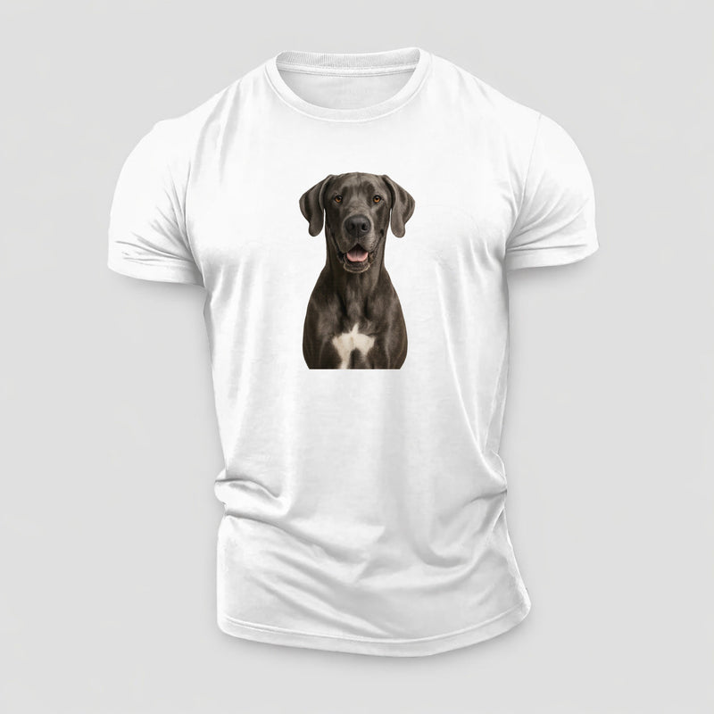 Great Dane: Gentle Giant, Noble Heart Cotton T-Shirt