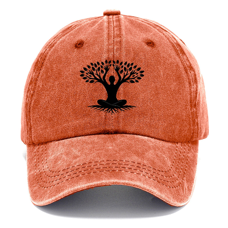 Arms Branches Human Form Flows Upward Classic Cap