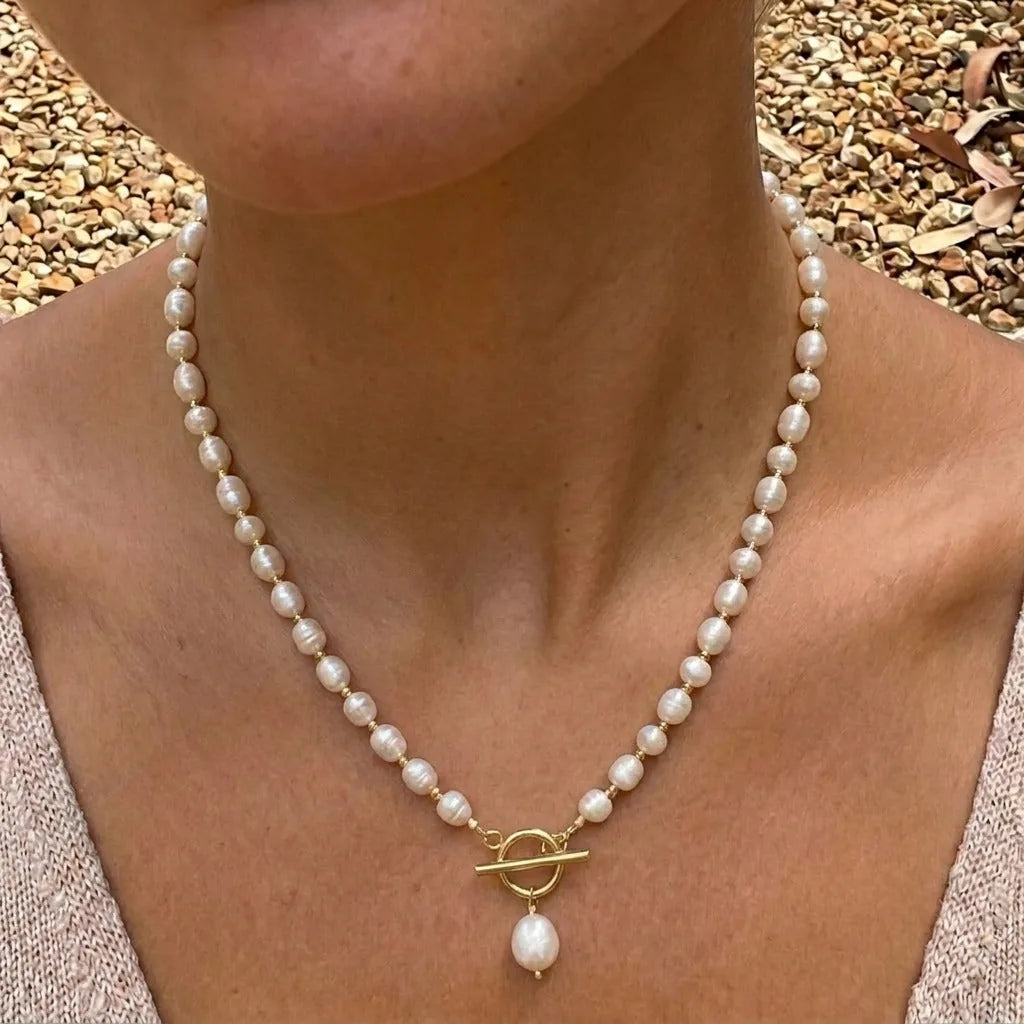 Classic Pearl Necklace — view 1